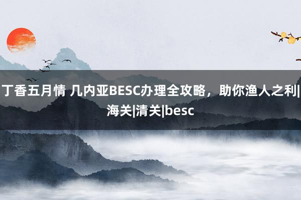 丁香五月情 几内亚BESC办理全攻略，助你渔人之利|海关|清关|besc