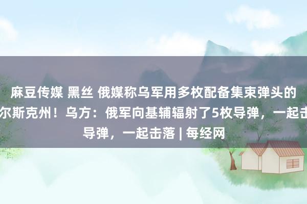 麻豆传媒 黑丝 俄媒称乌军用多枚配备集束弹头的导弹垂死库尔斯克州！乌方：俄军向基辅辐射了5枚导弹，一起击落 | 每经网